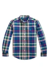 RALPH LAUREN POLO RALPH LAUREN KIDS' CLASSIC OXFORD BUTTON-UP SHIRT