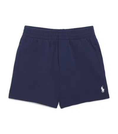 Ralph Lauren Kids Cotton Polo Pony Shorts In Black
