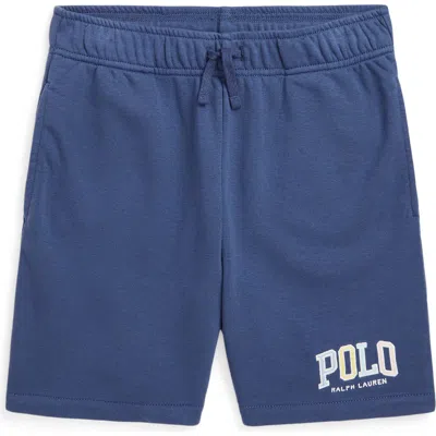 Ralph Lauren Kids' Easy French Terry Sweat Shorts In Blue