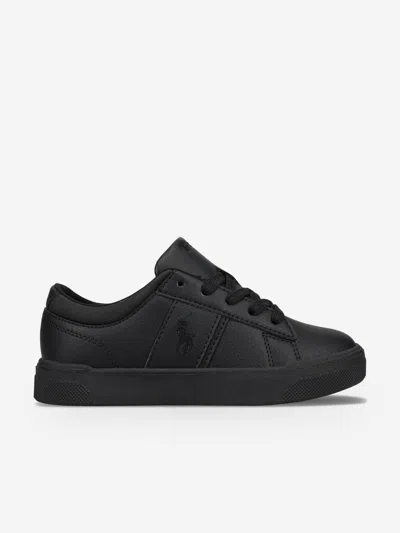 Ralph Lauren Kids Frazier Trainers In Black