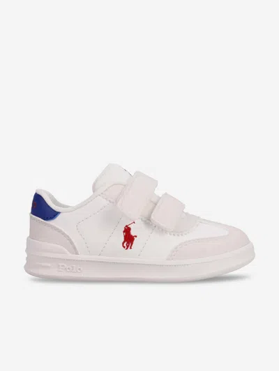 Ralph Lauren Kids Hollis Ez Trainers In White