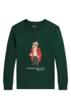 Polo Ralph Lauren Polo Shirt Cotton Jersey Sweatshirt In College Green Bear