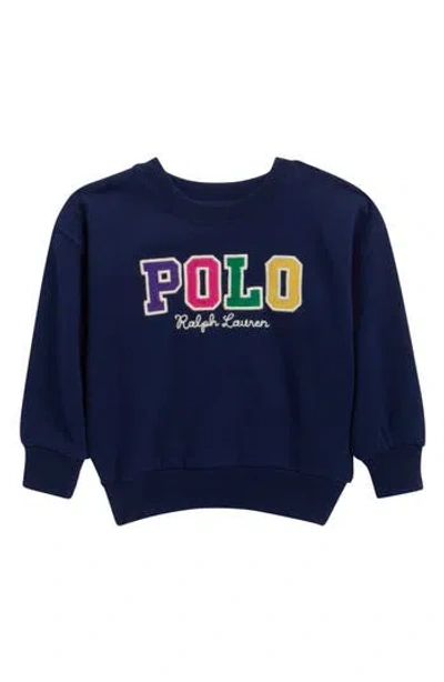 Ralph Lauren Kids' Magic Fleece Pullover Sweatshirt In Blue