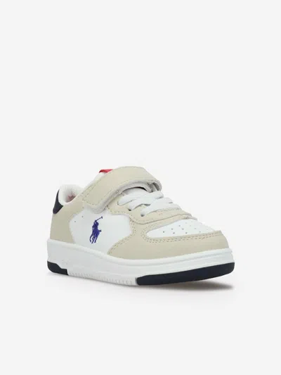 Ralph Lauren Kids Masters Court Ps Trainers In Multi