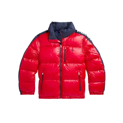 Ralph Lauren Kids Mini Graphic Puffer Jacket In Black