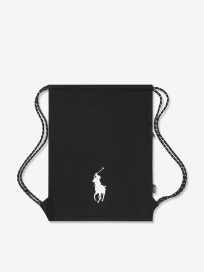 Ralph Lauren Polo Pony 刺绣双肩包 In Black