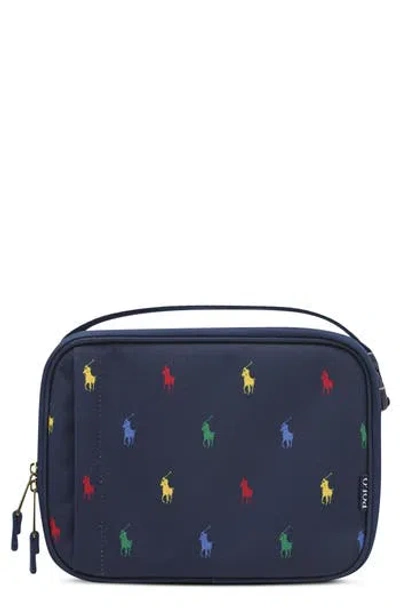 Ralph Lauren Kids' Pony Molded Lunch Tote In Blue