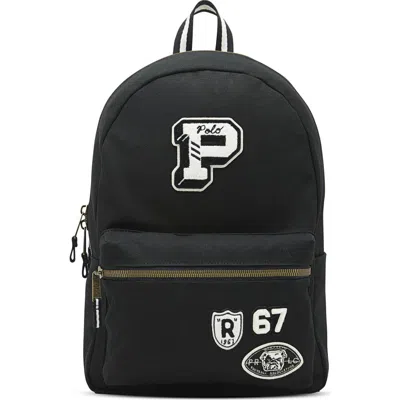 Ralph Lauren Kids' Varsity Backpack In Black