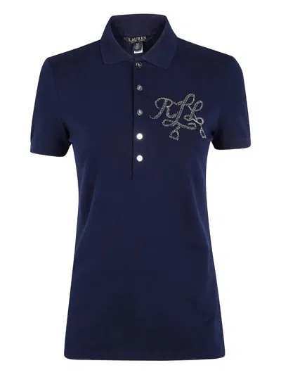 Ralph Lauren 'kiewick' Short Sleeves Polo Shirt In Blue