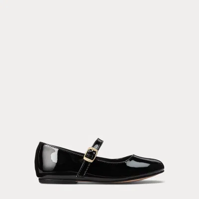 Polo Ralph Lauren Kids' Kinslee Leather Mary Jane In Black