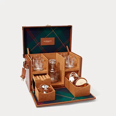 Ralph Lauren Kipton Mixologist Box Gift Set In Brown