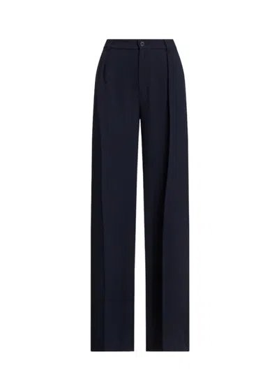 Polo Ralph Lauren Kirahn Full Length Pleated In Blue