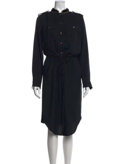 Pre-owned Ralph Lauren Knee-length Dress In Black