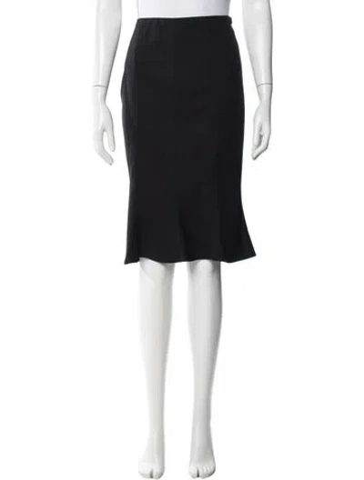 Pre-owned Ralph Lauren Knee-length Skirt In Black