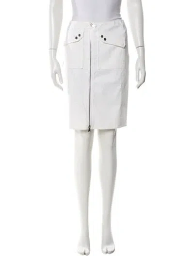 Pre-owned Ralph Lauren Knee-length Skirt In White