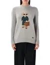 Ralph Lauren Bear Graphic Knitwear Ribbed Finish