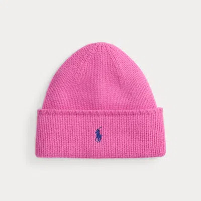 RALPH LAUREN RALPH LAUREN KNIT MERINO WOOL BEANIE