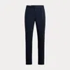 Ralph Lauren Tech Knit Pleated Trousers In Blue