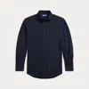 Ralph Lauren Knit Oxford Shirt In Blue