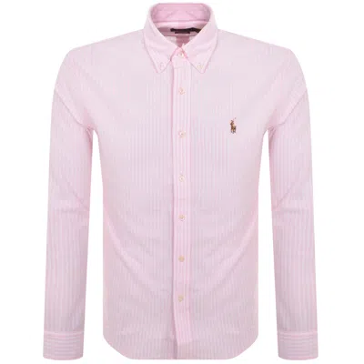 Ralph Lauren Knit Oxford Shirt Pink