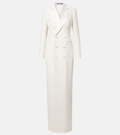 Ralph Lauren Kristian Silk Cady Gown In White