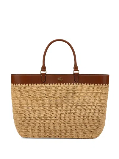 Ralph Lauren Kyla Tote Bag In Nude