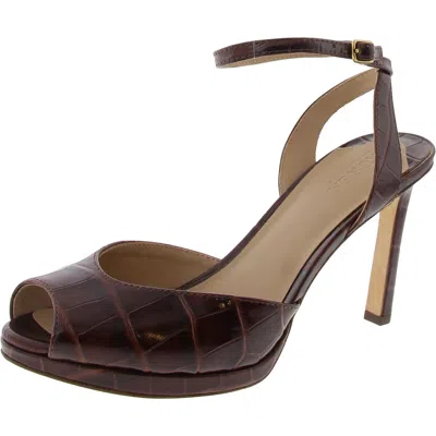 Ralph Lauren Kyla Womens Adjustable Leather Ankle Strap