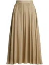 Polo Ralph Lauren Mulberry Silk Kynlee Midi Skirt In Neutrals