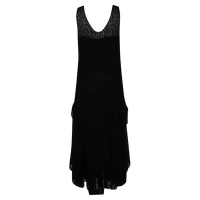 Pre-owned Ralph Lauren Lace Dress Size 42 In Black