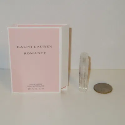 Ralph Lauren Ladies Romance Edp Spray 0.04 oz Fragrances 3360377032170 In Pink