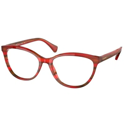 Ralph Lauren Ladies' Spectacle Frame  Ra 7134 Gbby2 In Red