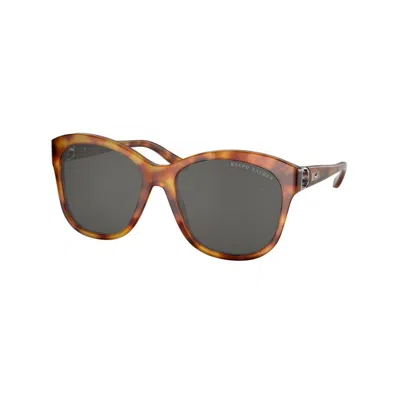 Ralph Lauren Ladies' Sunglasses  0rl8190q-50236g  50 Mm Gbby2 In Brown