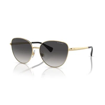 Ralph Lauren Ladies' Sunglasses  Ra 4144 Gbby2 In Gold