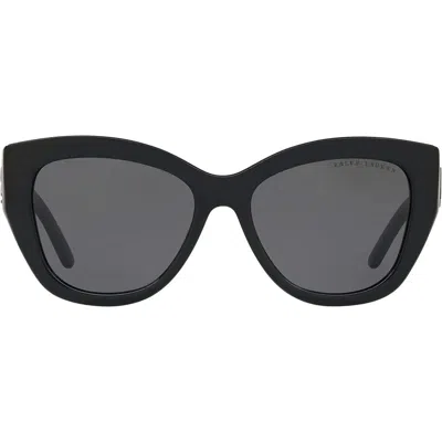 Ralph Lauren Ladies' Sunglasses  Rl8175-500187  54 Mm Gbby2 In Black