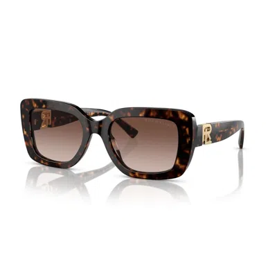 Ralph Lauren Ladies' Sunglasses  The Nikki Rl 8217u Gbby2 In Black