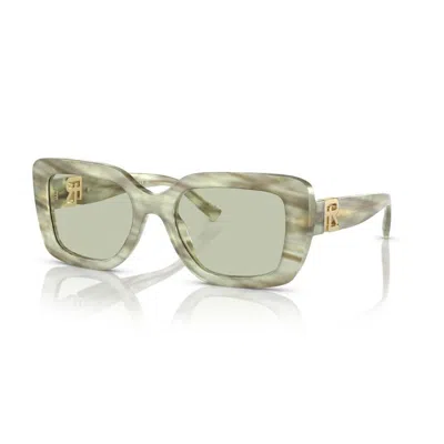 Ralph Lauren Ladies' Sunglasses  The Nikki Rl 8217u Gbby2 In White