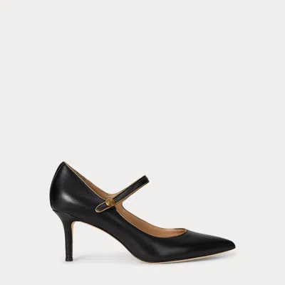 RALPH LAUREN RALPH LAUREN LANETTE METALLIC-TRIM MARY JANE PUMP
