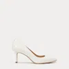 Ralph Lauren Lanette Nappa Leather Pump In White