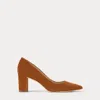 Ralph Lauren Lanette Suede Block-heel Pump