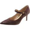 Ralph Lauren Lanette Womens Block Heel Man Made Mary Jane Heels In Multi