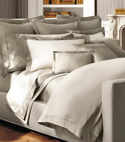 Polo Ralph Lauren Langdon Fitted Sheet In Silver