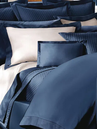 Ralph Lauren Langdon Oxford Pillowcase Pair In White/navy
