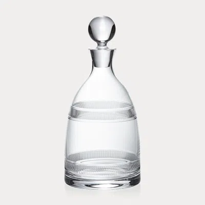 Ralph Lauren Langley Decanter In Clear In Transparent