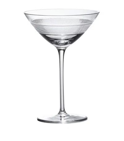 Polo Ralph Lauren Langley Martini Glass In Clear
