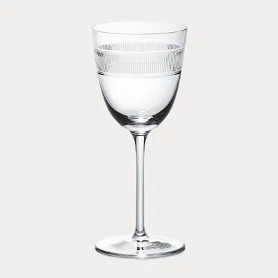 Ralph Lauren Langley White Wine Glass In Black