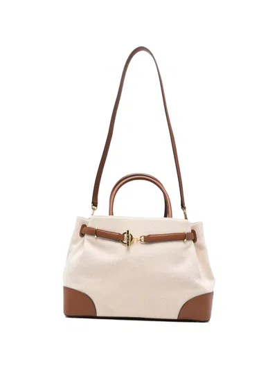 Ralph Lauren Large Blaike Tote Bag In Neutral