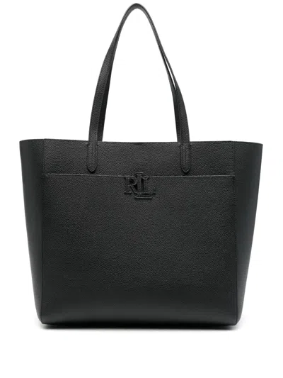 Ralph Lauren Large Cameryn Tote Bag In Black