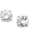 Ralph Lauren Large Cubic Zirconia Stud Earrings In Crystal
