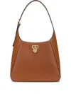 Ralph Lauren Large Tanner Shoulder Bag In Brown