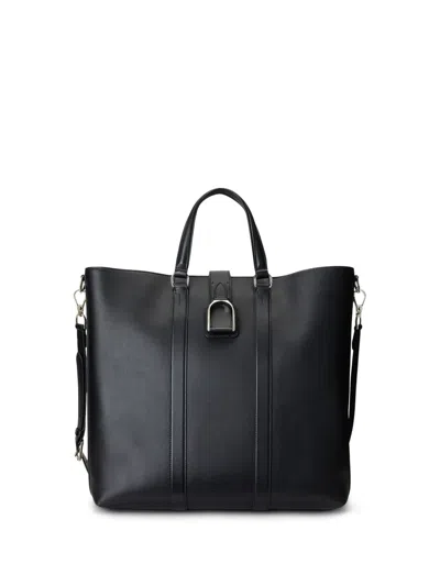 Ralph Lauren Large Tote Bag In Black